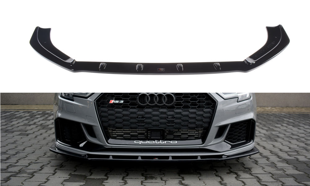 Forreste splitter V.1 Audi RS3 8V FL Sedan