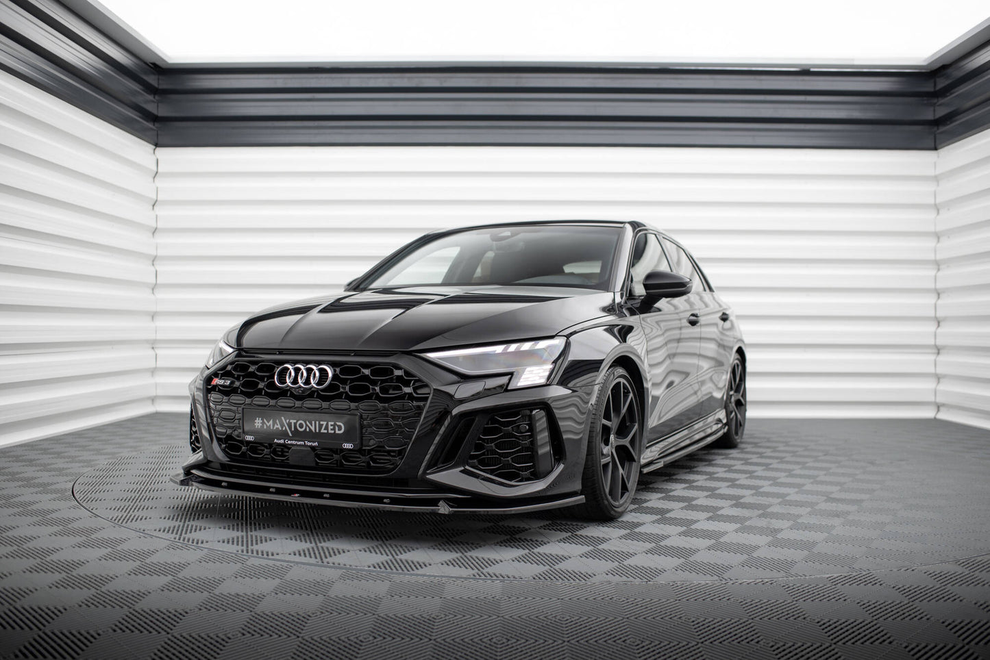 Forreste splitter V.1 Audi RS3 Sportback 8Y