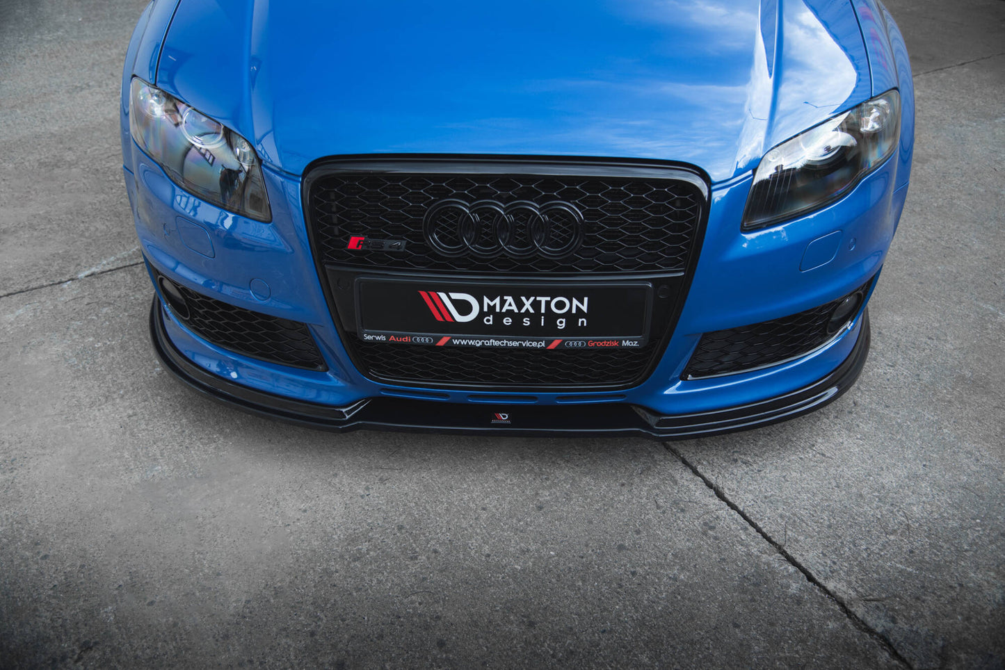 Forreste splitter V.1 Audi RS4 B7