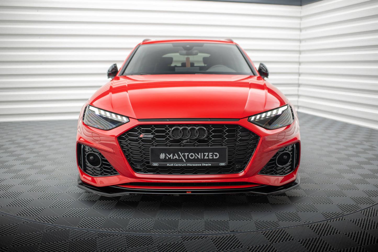 Forreste splitter V.1 Audi RS4 B9 Facelift