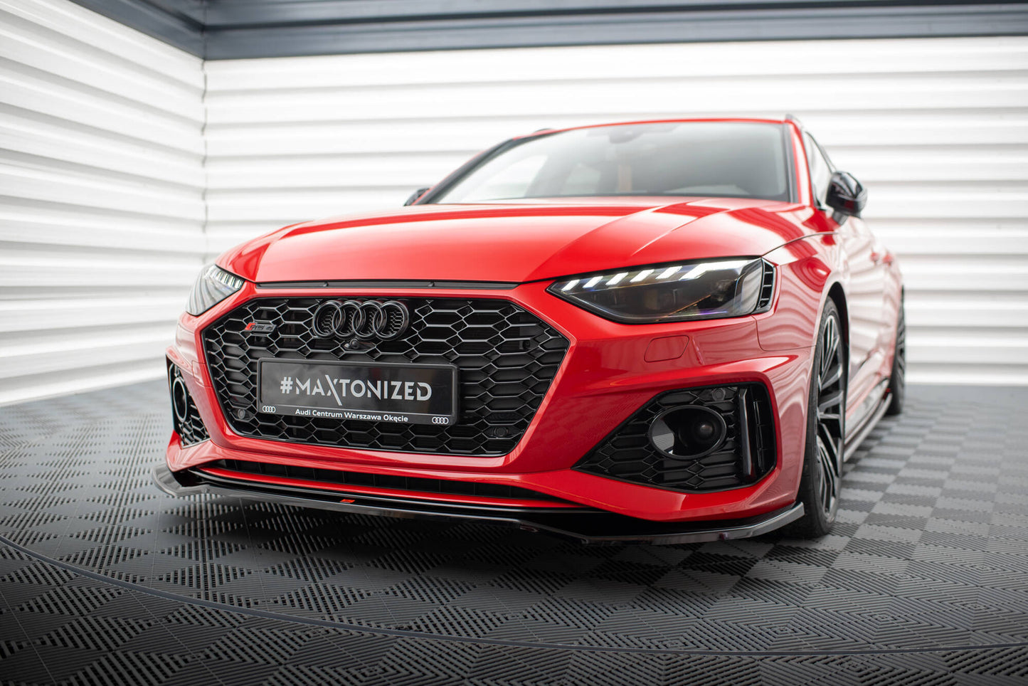 Forreste splitter V.1 Audi RS4 B9 Facelift