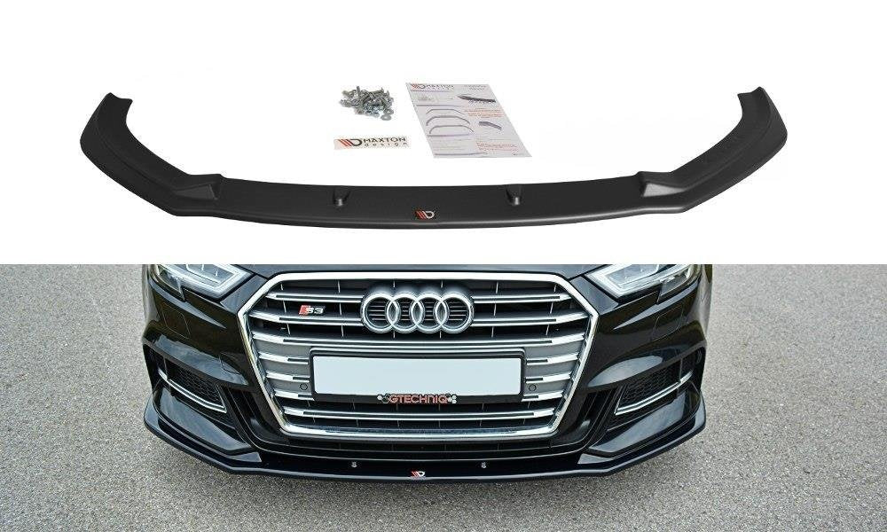 Forreste splitter V.1 Audi S3 / A3 S-Line Hatchback / Sportback 8V Facelift
