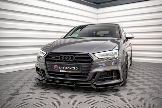 Forreste splitter V.1 Audi S3 / A3 S-Line Sportback 8V Facelift