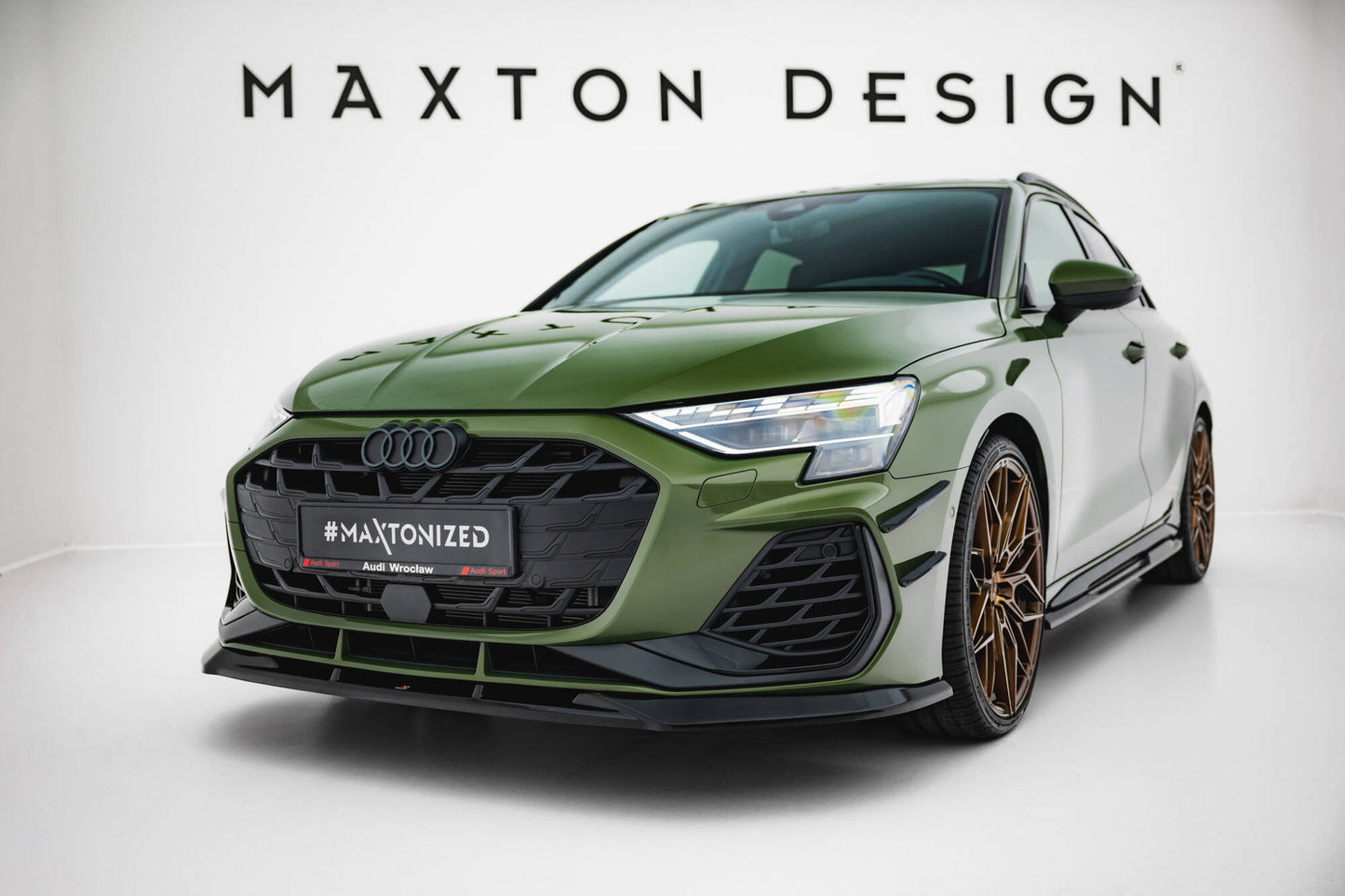 Forreste splitter V.1 Audi S3 Sportback / A3 S-line Sportback 8Y Facelift