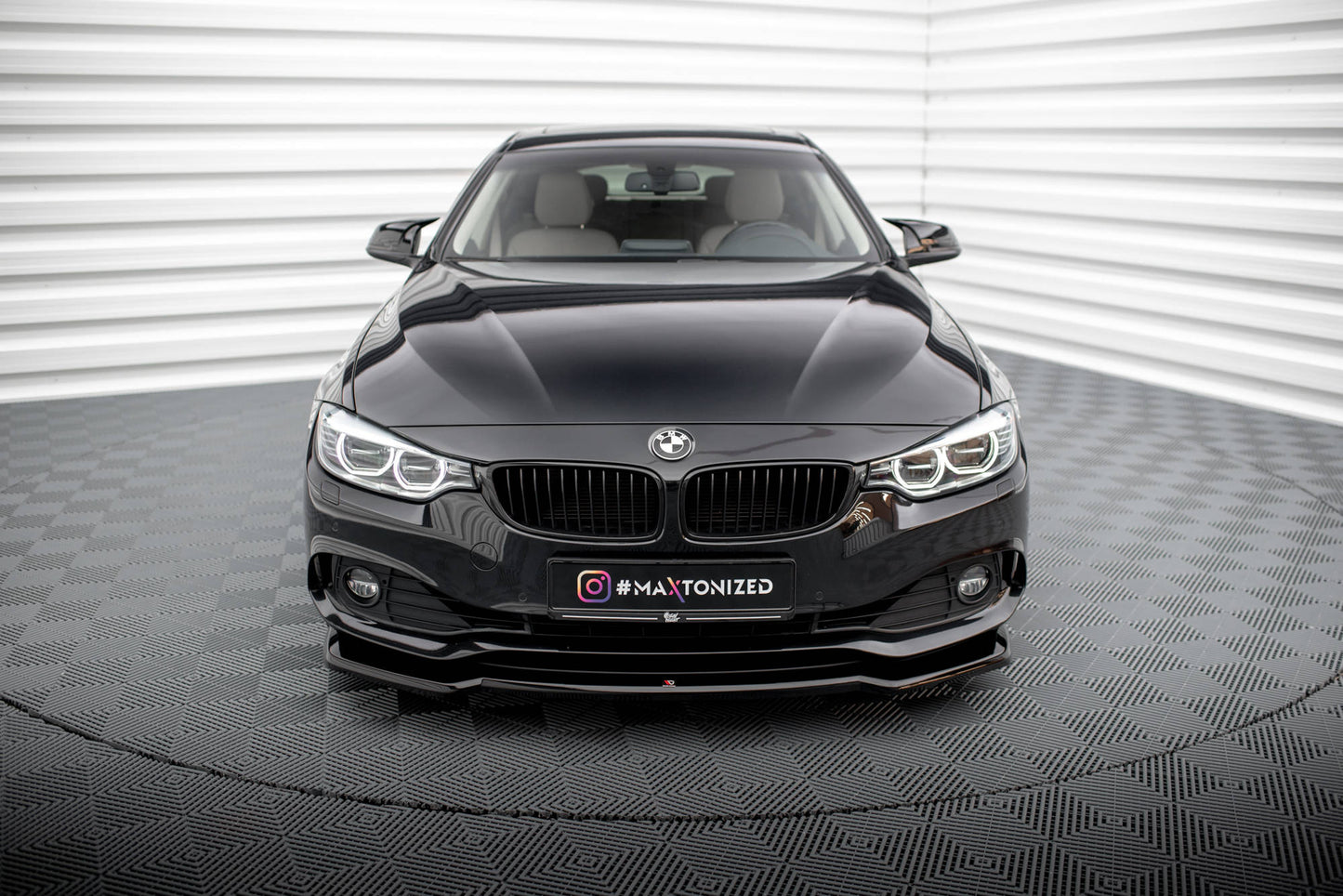 Forreste splitter V.1 BMW 4 Coupe / Gran Coupe / Cabrio F32 / F36 / F33
