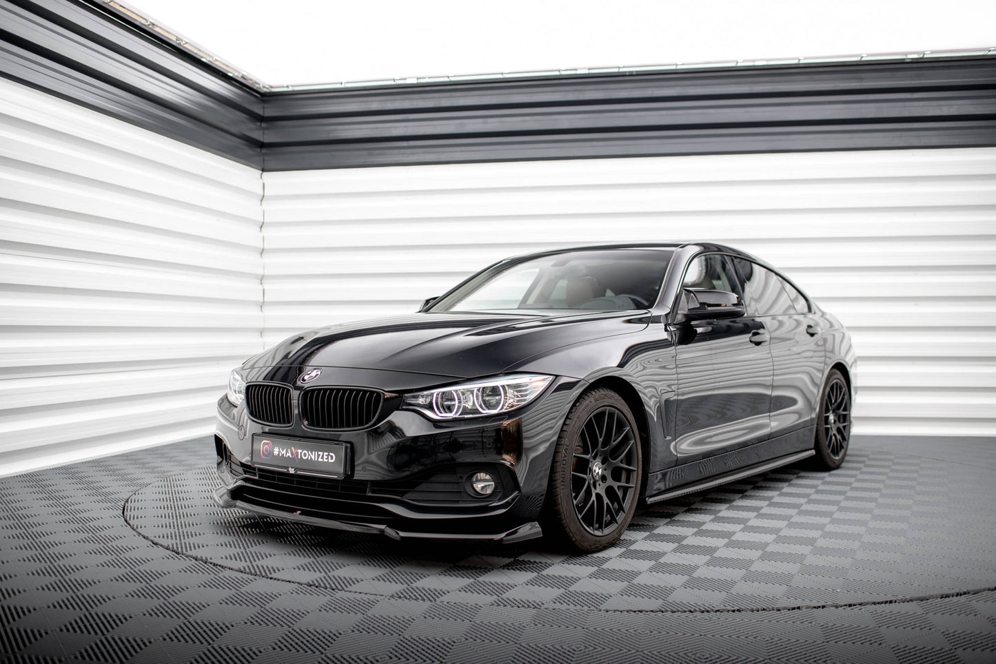 Forreste splitter V.1 BMW 4 Coupe / Gran Coupe / Cabrio F32 / F36 / F33