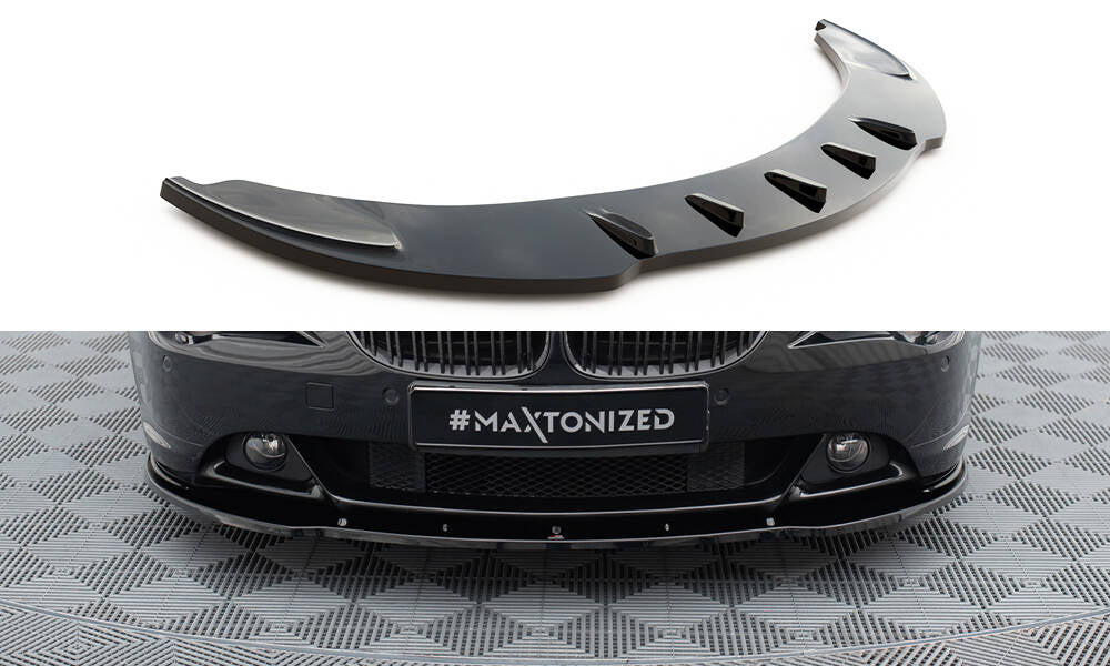 Forreste splitter V.1 BMW 6 Coupe E63 / Cabrio E64