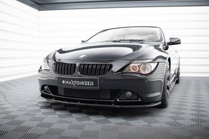 Forreste splitter V.1 BMW 6 Coupe E63 / Cabrio E64