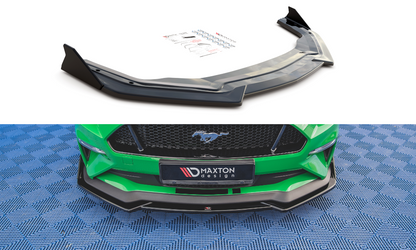 Forreste splitter V.1 + Flaps Ford Mustang GT Mk6 Facelift