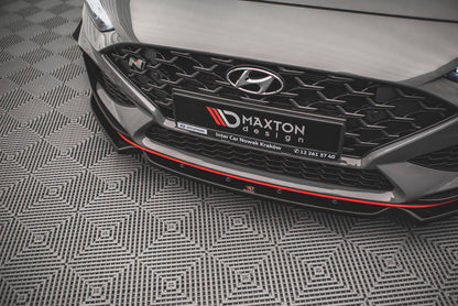 Forreste splitter V.1 + Flaps Hyundai I30 N / I30 N-Line Hatchback/Fastback Mk3 Facelift