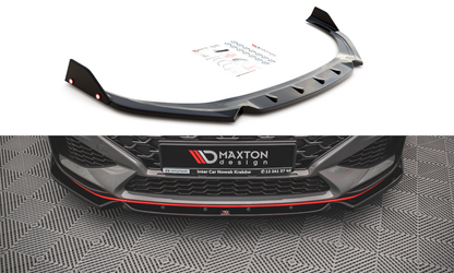Forreste splitter V.1 + Flaps Hyundai I30 N / I30 N-Line Hatchback/Fastback Mk3 Facelift