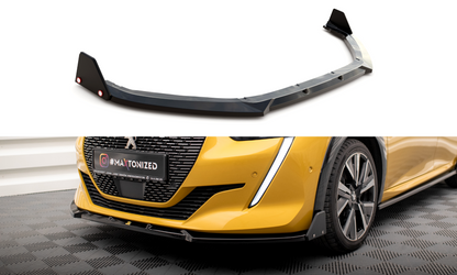 Forreste splitter V.1 + Flaps Peugeot 208 GT Mk2