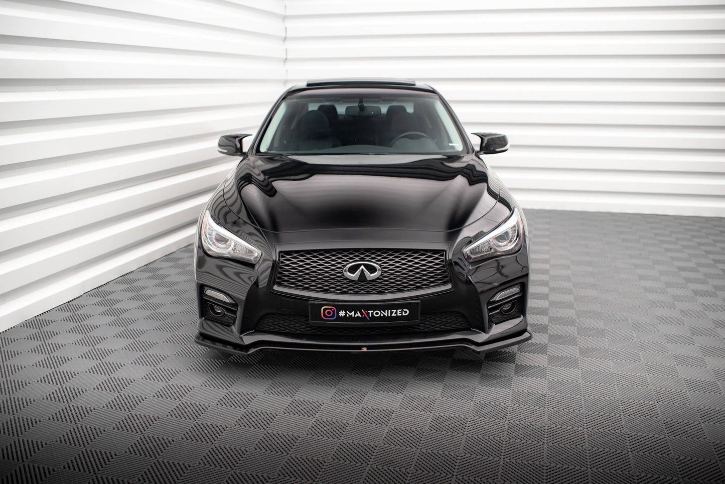 Forreste splitter V.1 Infiniti Q50 S Mk1