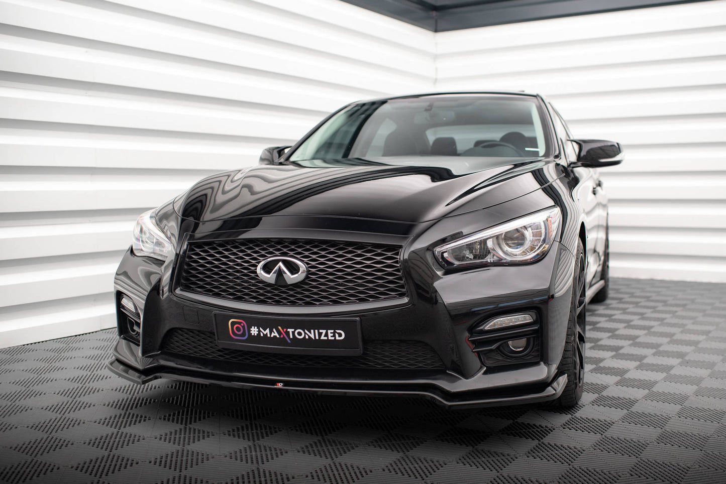 Forreste splitter V.1 Infiniti Q50 S Mk1
