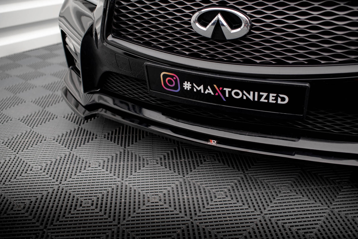 Forreste splitter V.1 Infiniti Q50 S Mk1
