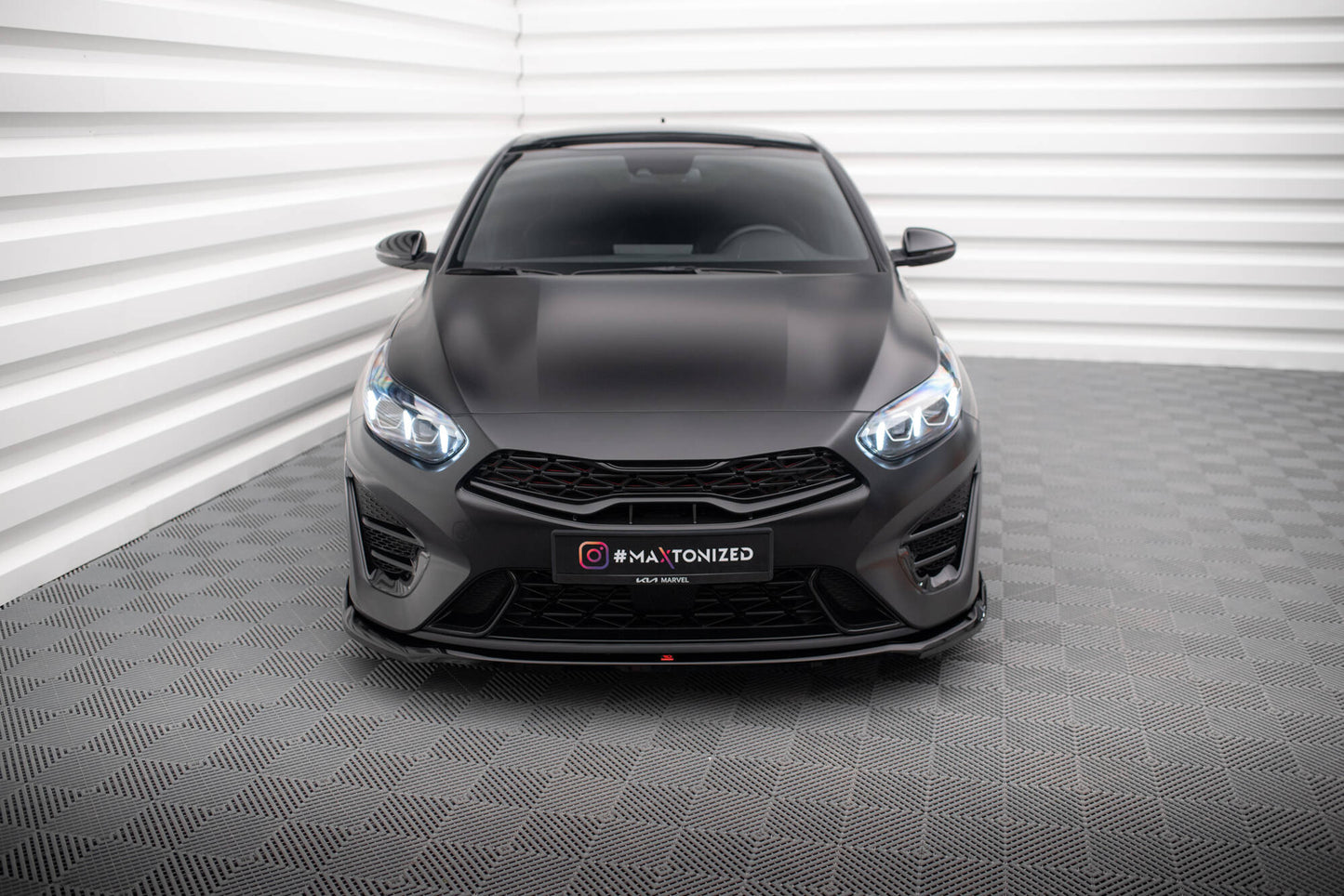 Forreste splitter V.1 Kia Proceed GT Mk3 Facelift / Ceed GT / GT - Line Mk1 Facelift