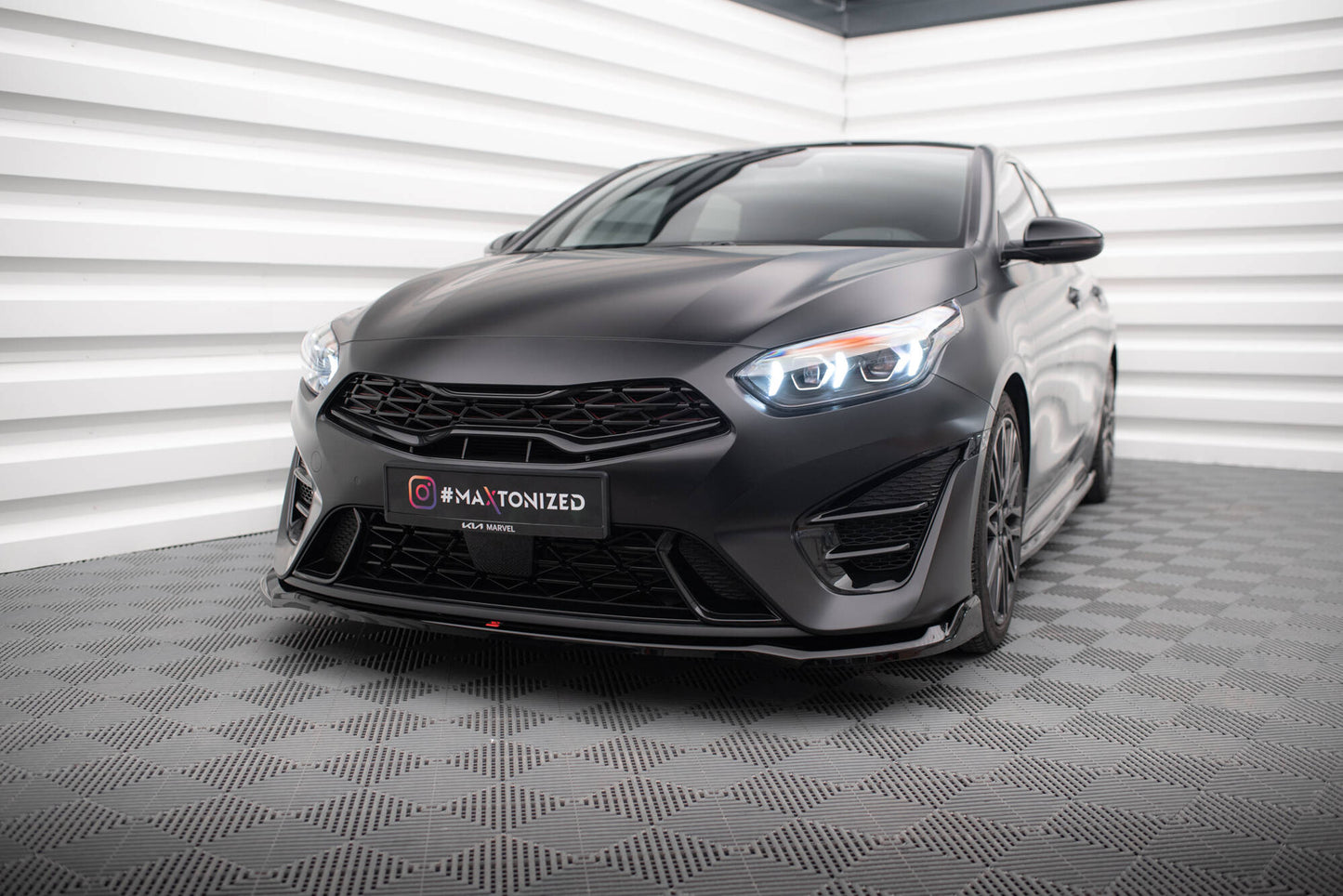 Forreste splitter V.1 Kia Proceed GT Mk3 Facelift / Ceed GT / GT - Line Mk1 Facelift