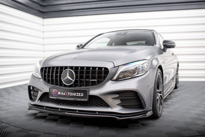 Forreste splitter V.1 Mercedes-AMG C43 Coupe / Cabrio / Sedan / Estate C205 / A205 / W205 / S205 Facelift