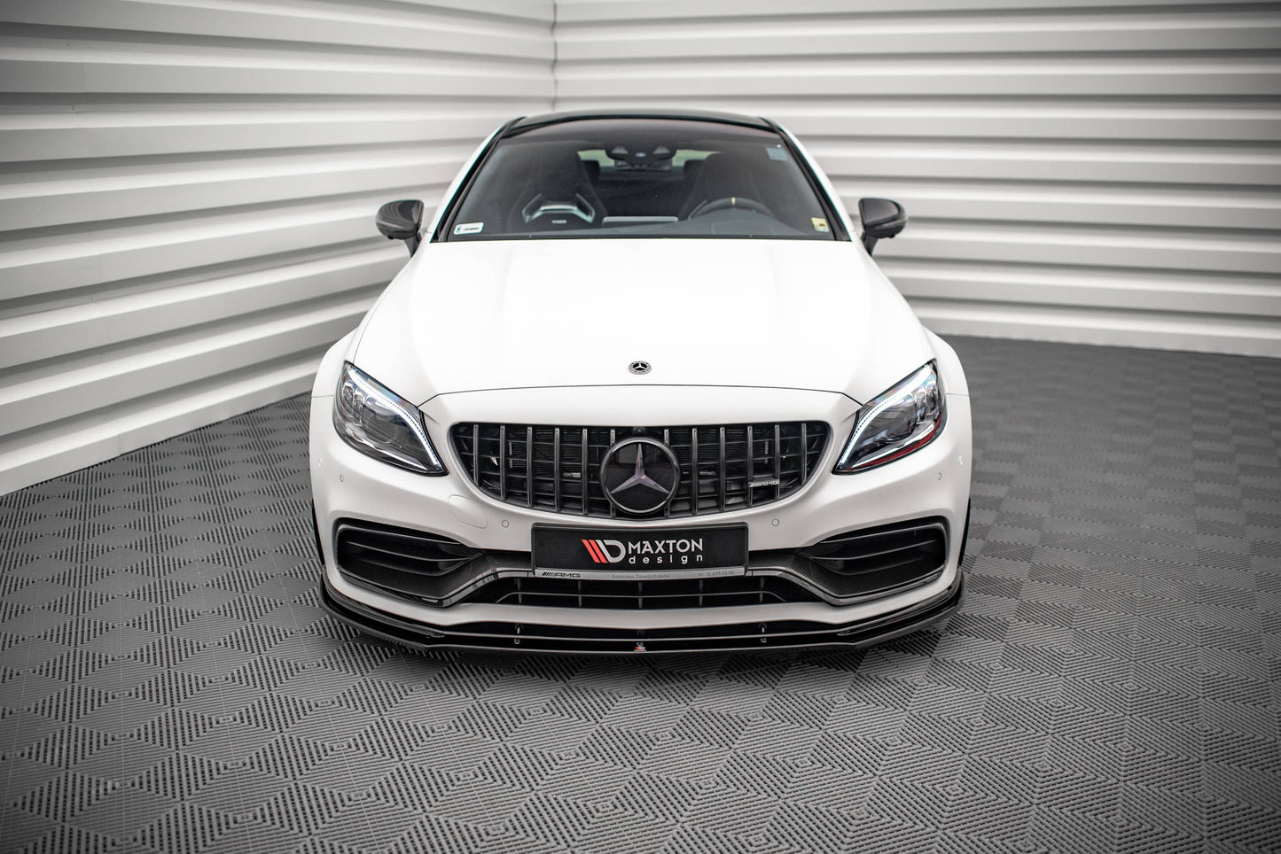 Forreste splitter V.1 Mercedes-AMG C63 Coupe AMG Aero Pack C205 Facelift