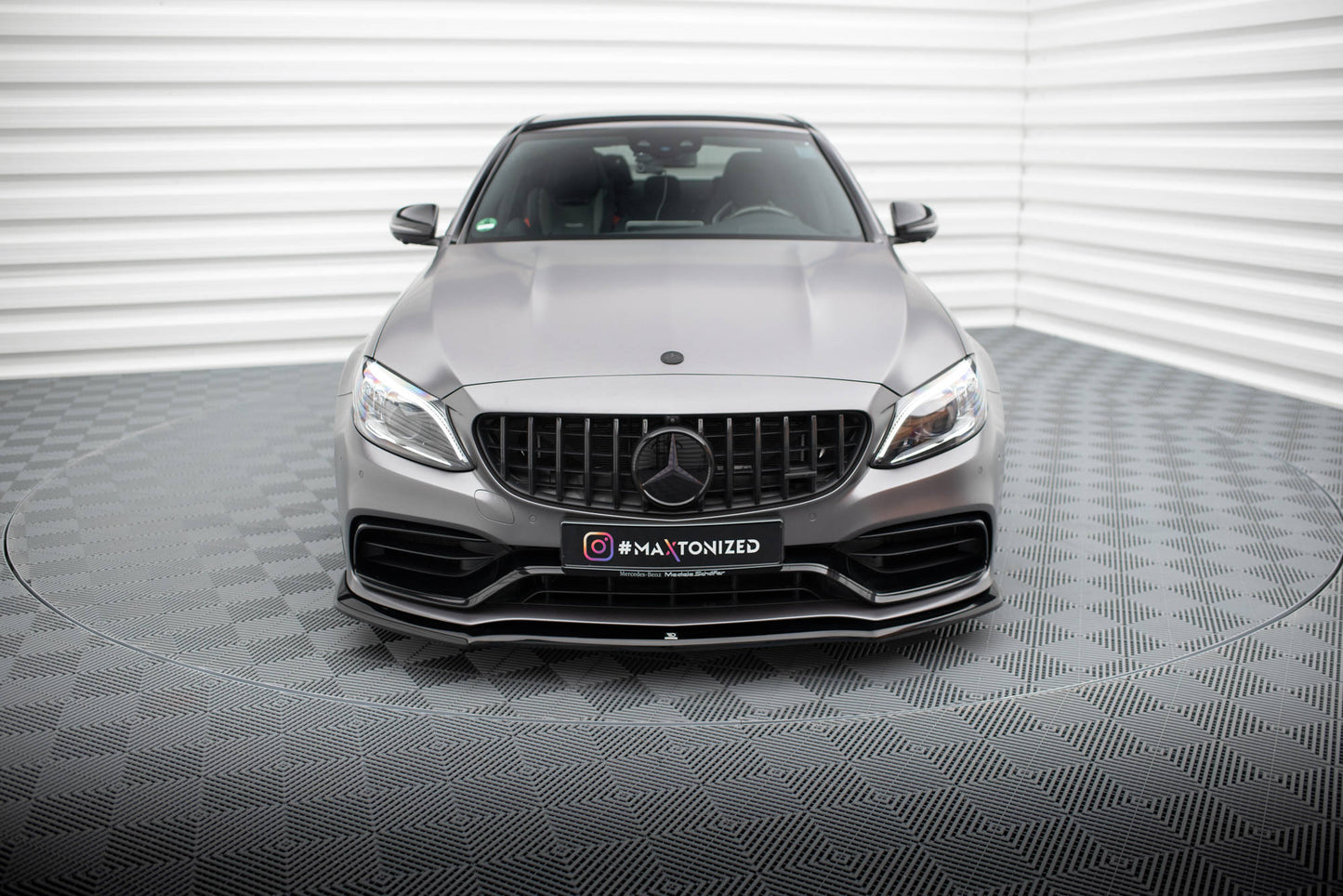 Forreste splitter V.1 Mercedes-AMG C63 Sedan / Estate W205 Facelift