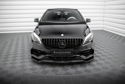 Forreste splitter V.1 Mercedes-Benz A AMG-Line W176 Facelift