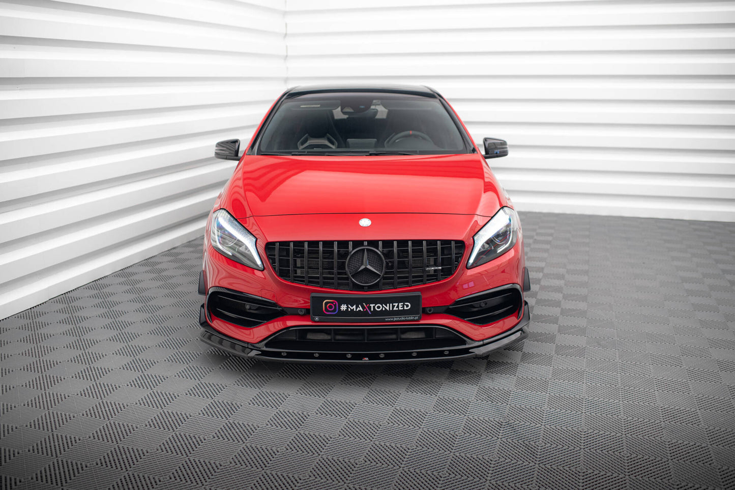 Forreste splitter V.1 Mercedes-Benz A45 Aero W176 Facelift