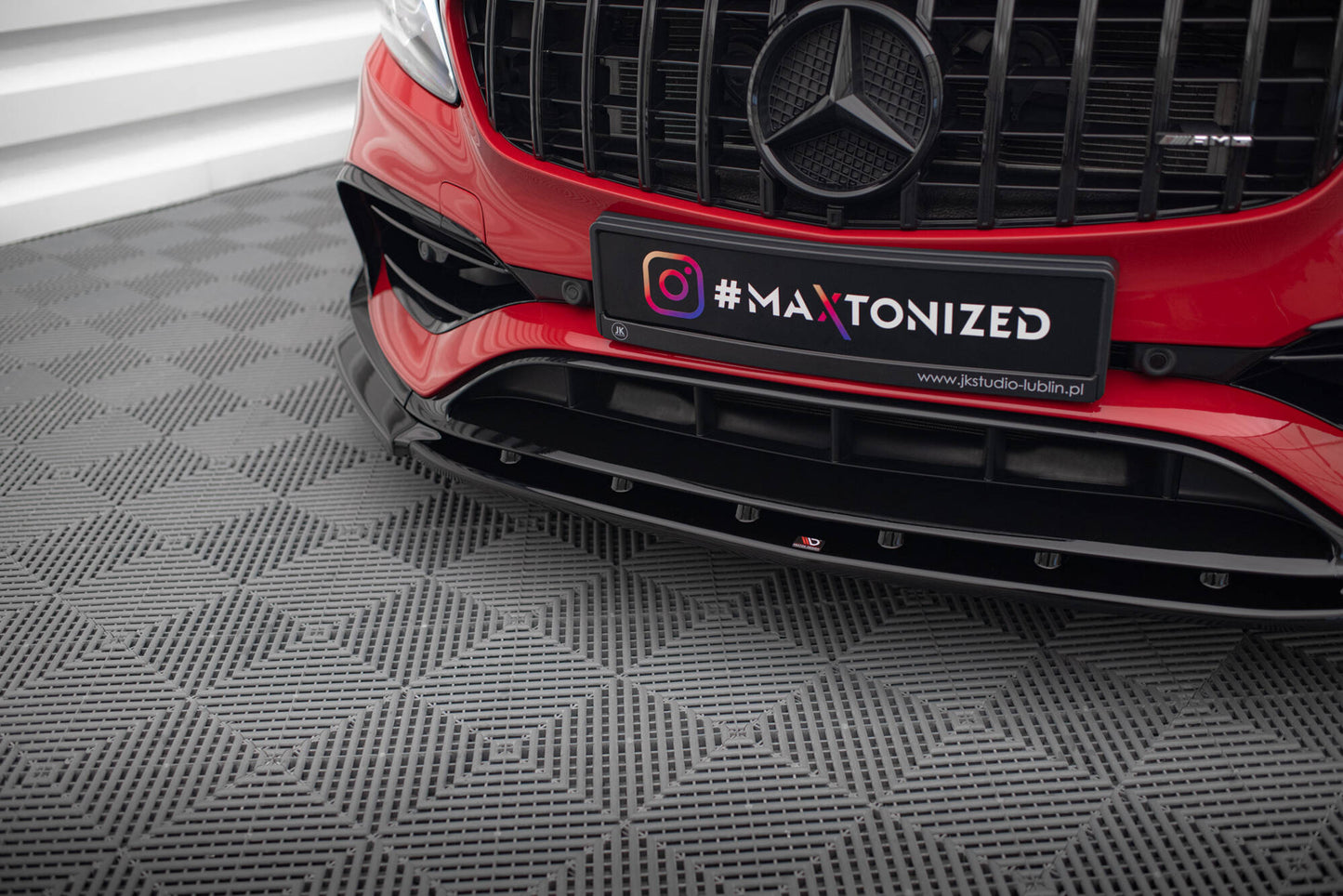 Forreste splitter V.1 Mercedes-Benz A45 Aero W176 Facelift