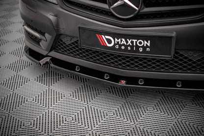 Forreste splitter V.1 Mercedes-Benz C Coupe / Sedan / Estate AMG-Line C204 / W204 Facelift / S204 Facelift
