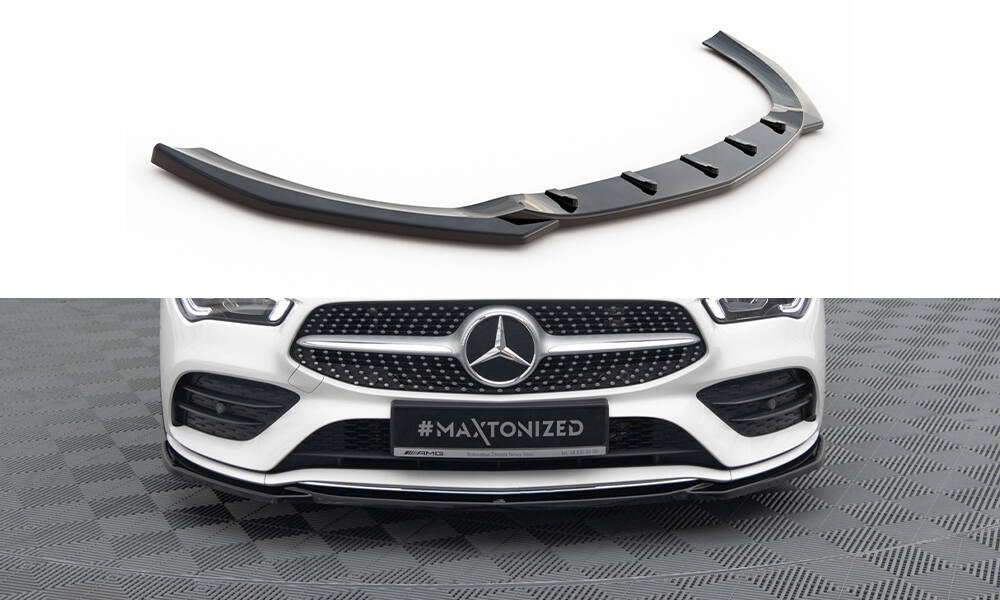 Forreste splitter V.1 Mercedes-Benz CLA A35 AMG / AMG-Line C118
