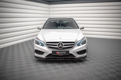 Forreste splitter V.1 Mercedes-Benz E AMG-Line Sedan W212 Facelift