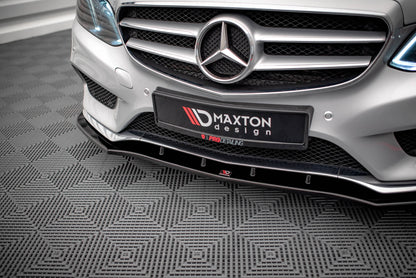 Forreste splitter V.1 Mercedes-Benz E AMG-Line Sedan W212 Facelift