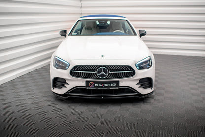Forreste splitter V.1 Mercedes-Benz E-Class W213 Coupe Facelift (C238 Facelift) / Cabriolet (A238 Facelift) AMG-Line / 53 AMG