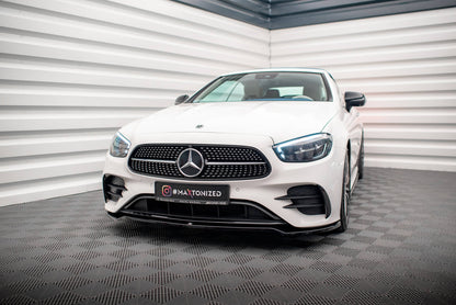 Forreste splitter V.1 Mercedes-Benz E-Class W213 Coupe Facelift (C238 Facelift) / Cabriolet (A238 Facelift) AMG-Line / 53 AMG