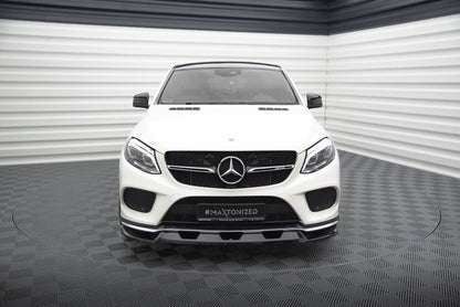 Forreste splitter V.1 Mercedes-Benz GLE Coupe 43 AMG / AMG-Line C292