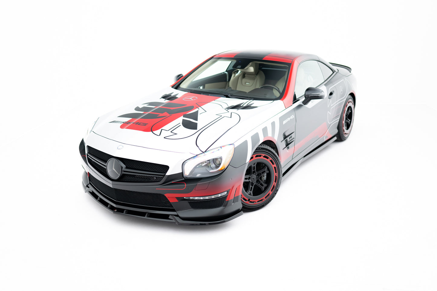 Forreste splitter V.1 Mercedes-Benz SL 63 AMG R231