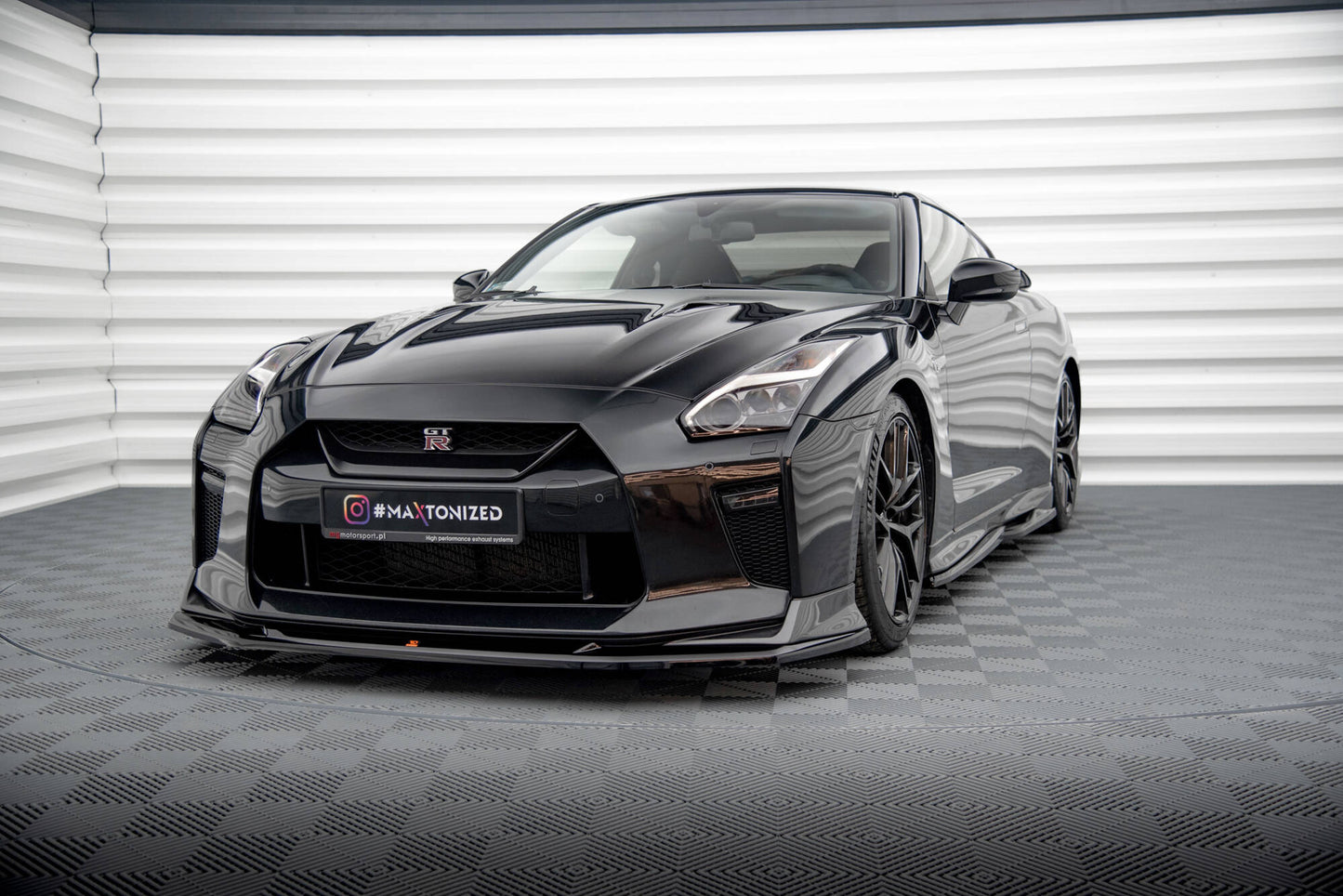 Forreste splitter V.1 Nissan GTR R35 Facelift