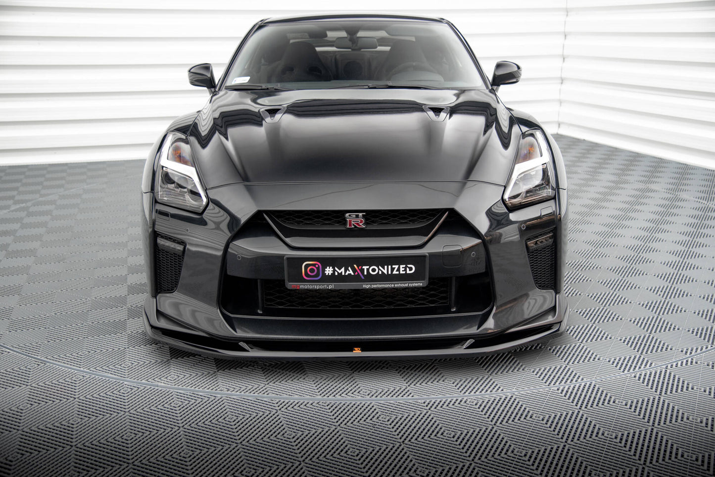 Forreste splitter V.1 Nissan GTR R35 Facelift