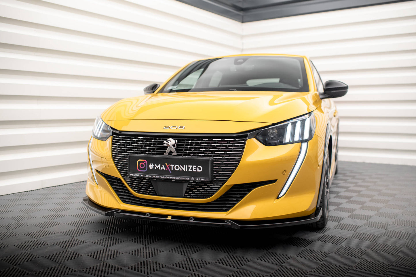 Forreste splitter V.1 Peugeot 208 GT Mk2
