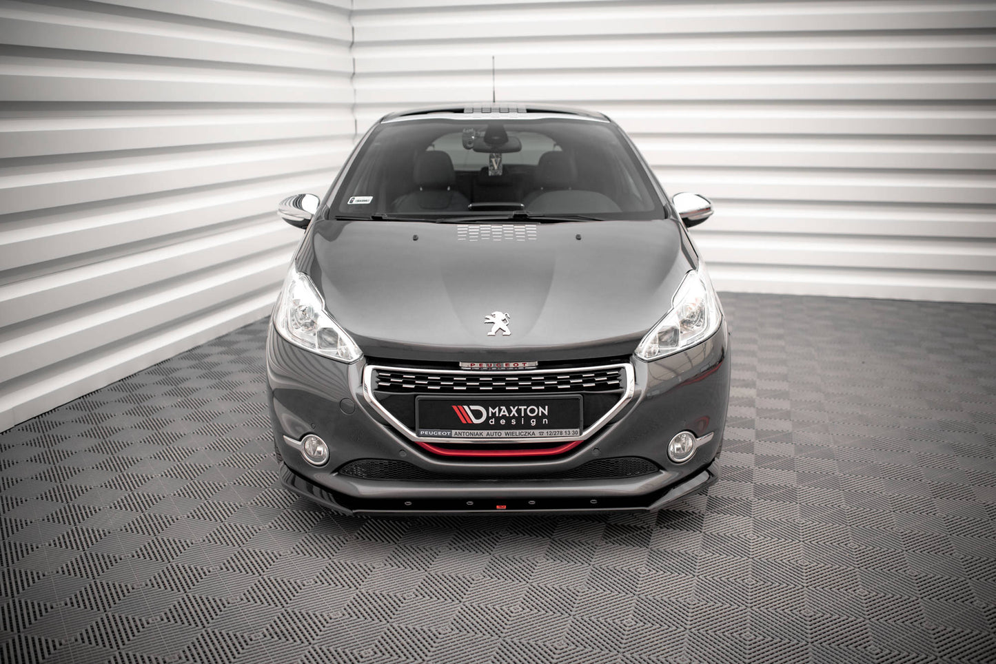 Forreste splitter V.1 Peugeot 208 GTi Mk1