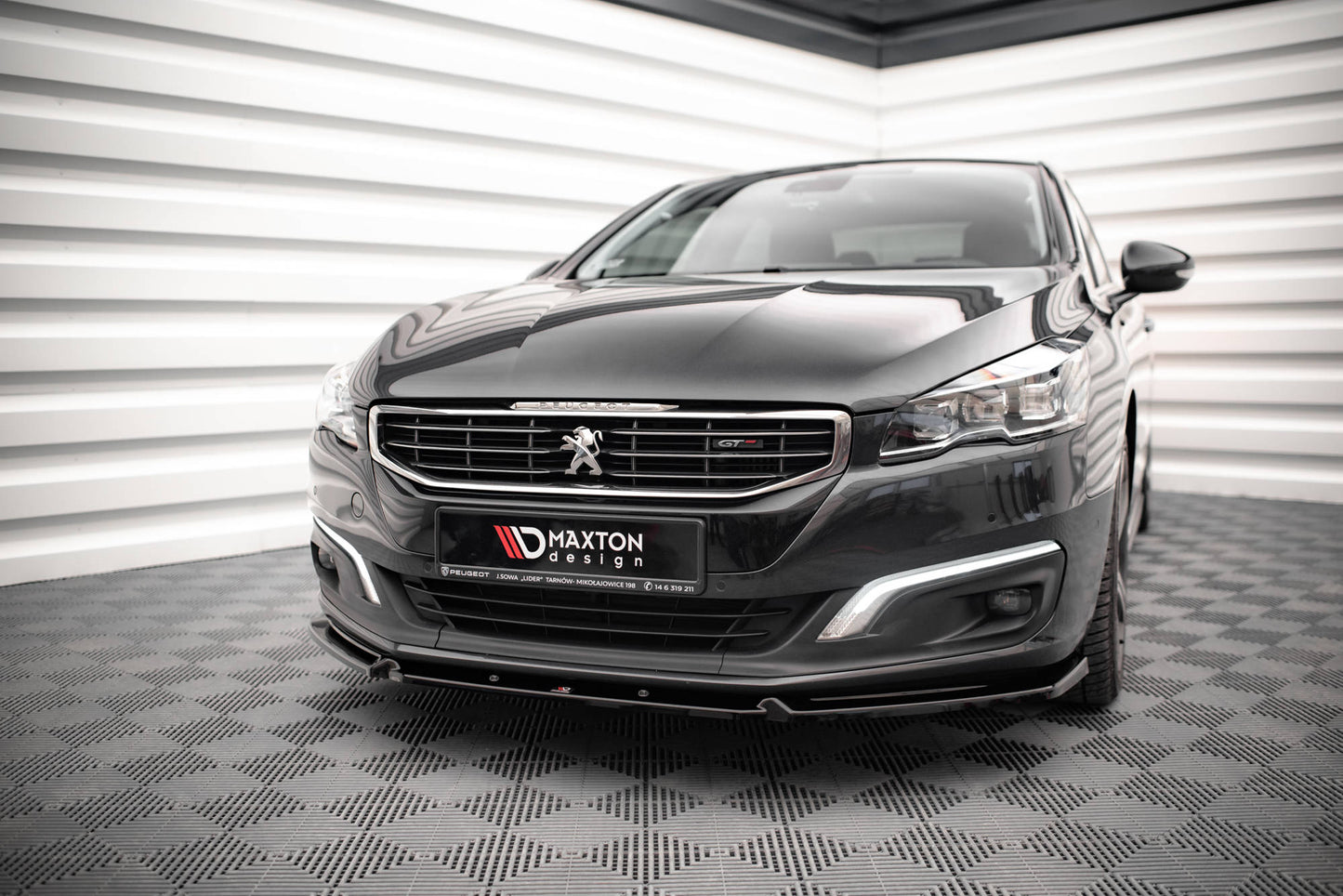 Forreste splitter V.1 Peugeot 508 GT Mk1 Facelift