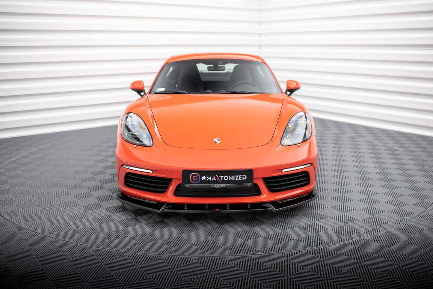 Forreste splitter V.1 Porsche 718 Cayman 982c
