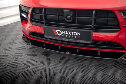 Forreste splitter V.1 Porsche Macan GTS / Sport Design Mk1 Facelift