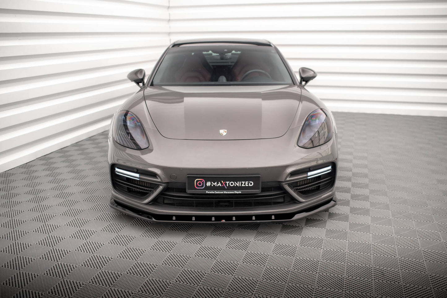 Forreste splitter V.1 Porsche Panamera Turbo S E-Hybrid