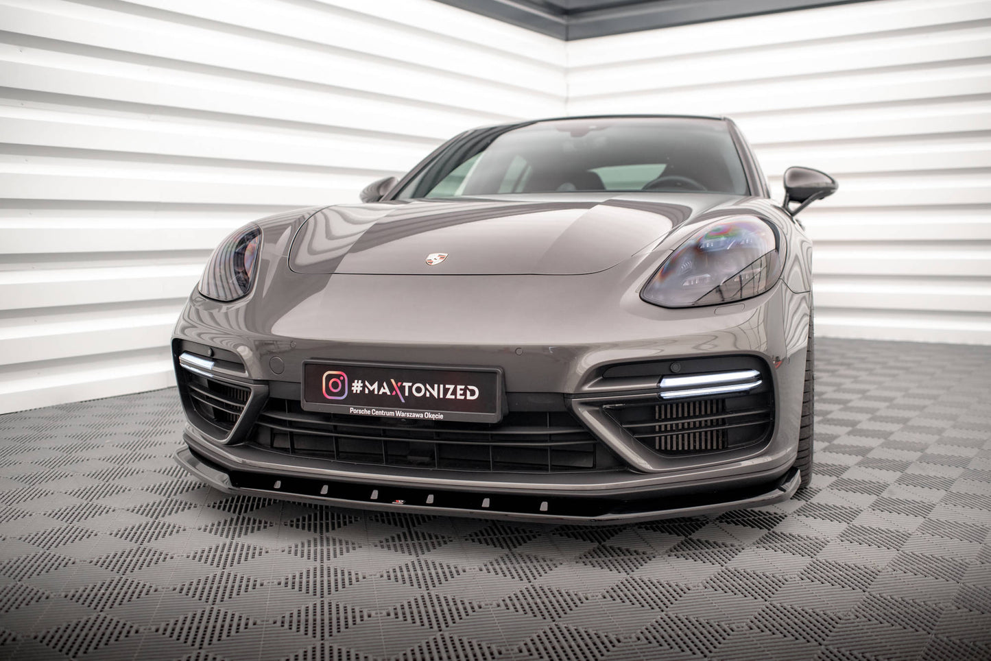 Forreste splitter V.1 Porsche Panamera Turbo S E-Hybrid