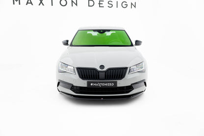 Forreste splitter V.1 Skoda Superb Liftback / Combi Mk3