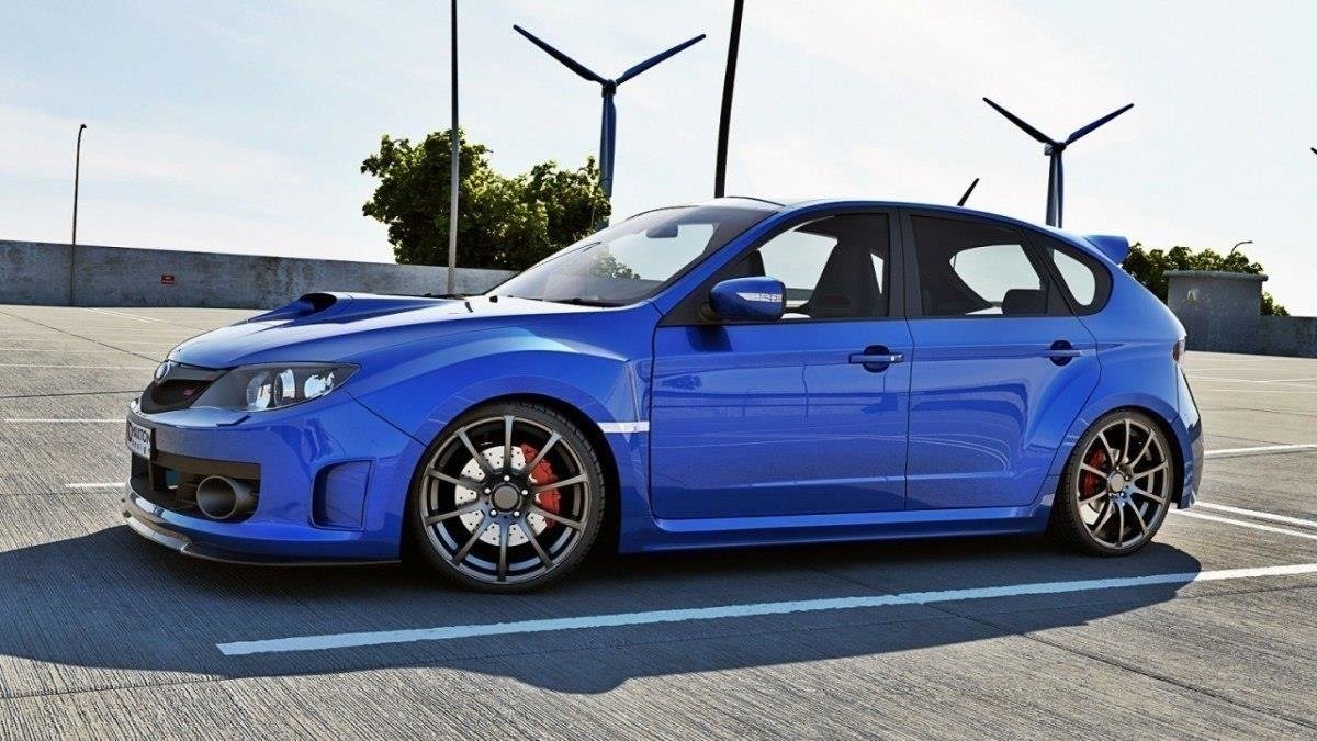 Forreste splitter V.1 Subaru Impreza WRX STI Mk3