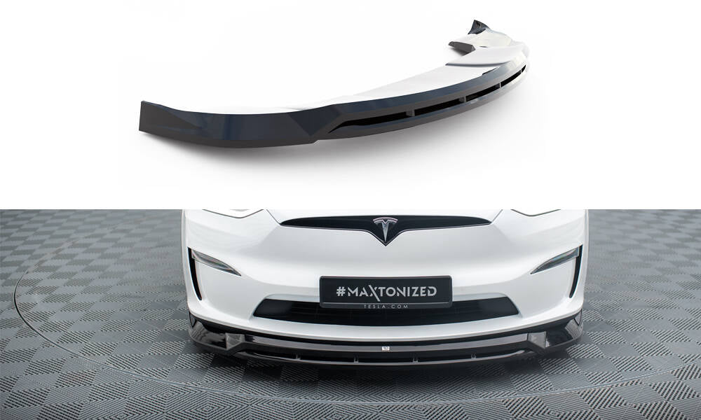 Forreste splitter V.1 Tesla Model X Mk1 Facelift