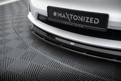 Forreste splitter V.1 Tesla Model X Mk1 Facelift
