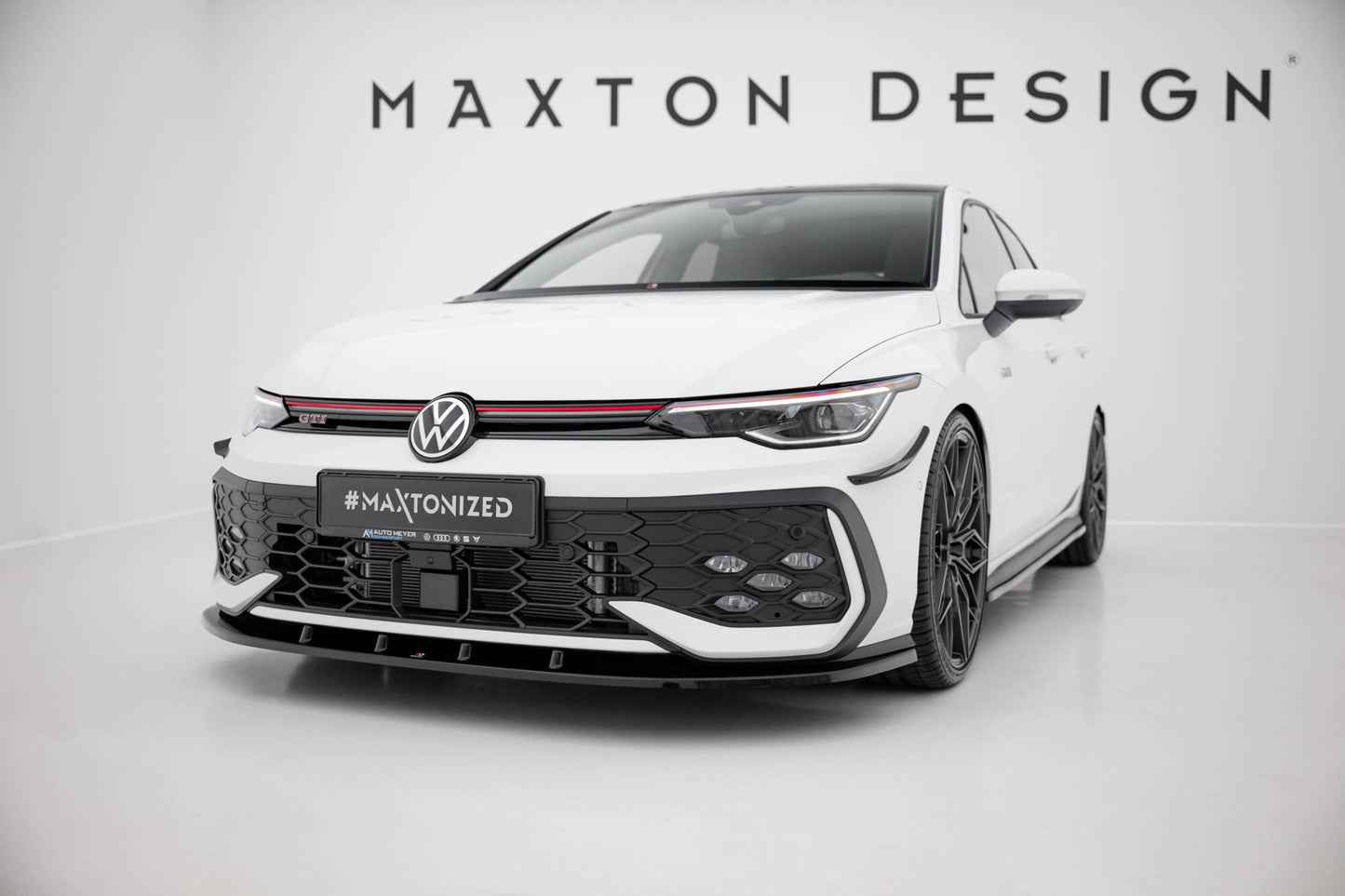 Forreste splitter V.1 Volkswagen Golf GTI / GTE / R-Line Mk8 Facelift