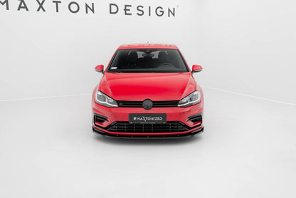 Forreste splitter V.1 Volkswagen Golf R / R-Line Mk7 Facelift